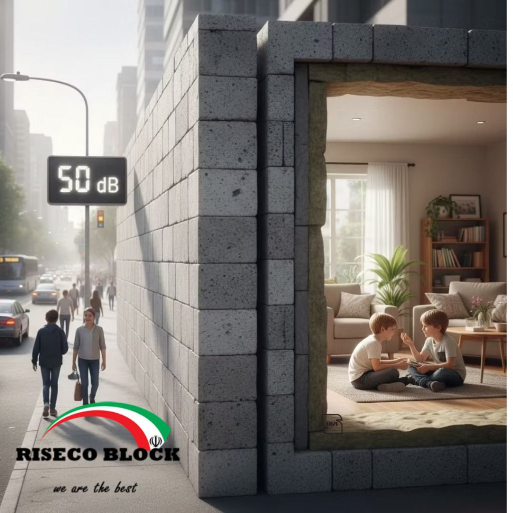 ضد صدا بودن بلوک سبک چقدر واقعیه؟ بررسی عایق صوتی تا ۴۰ dB